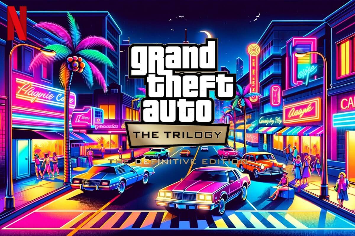 Netflix nous offre gratuitement GTA 3, GTA Vice City et GTA San Andreas grâce à la compilation GTA The Trilogy The Definitive Edition.